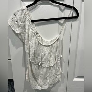 AEO white off the shoulder top